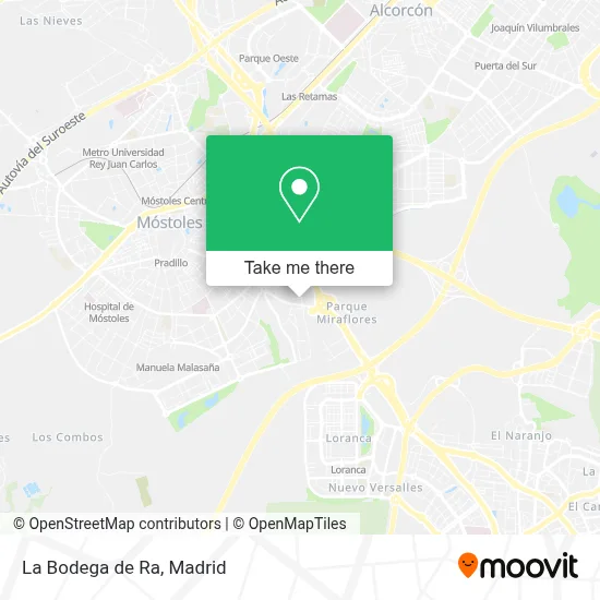 La Bodega de Ra map