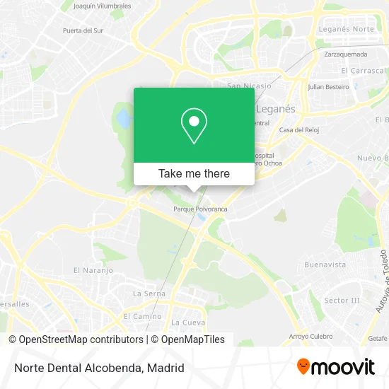Norte Dental Alcobenda map