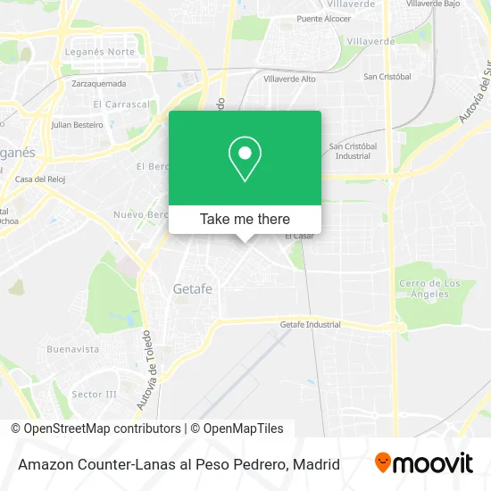 Amazon Counter-Lanas al Peso Pedrero map