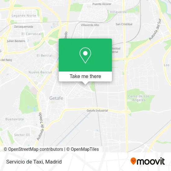 Servicio de Taxi map