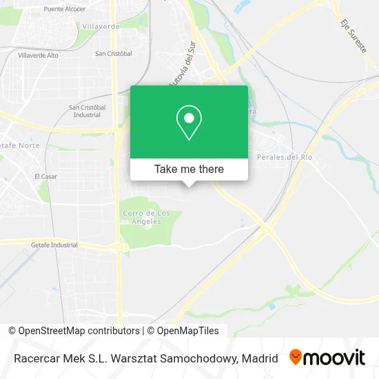 Racercar Mek S.L. Warsztat Samochodowy map