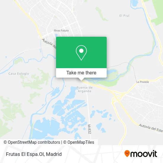 Frutas El Espa.Ol map