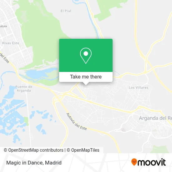 Magic in Dance map