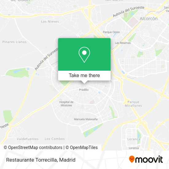 Restaurante Torrecilla map