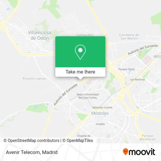 Avenir Telecom map