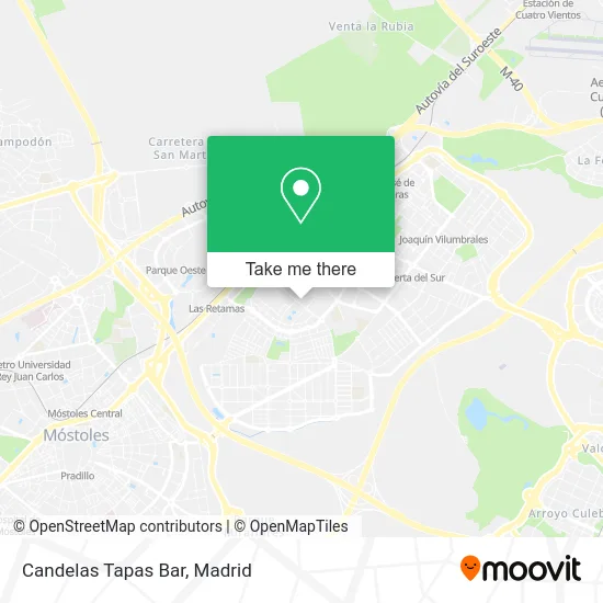 Candelas Tapas Bar map