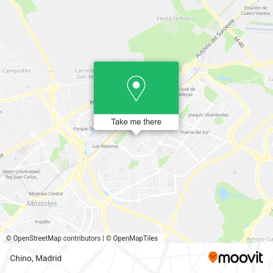 mapa Chino