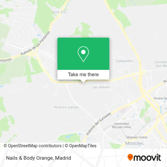 Nails & Body Orange map