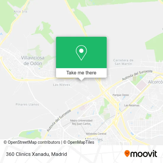 mapa 360 Clinics Xanadu