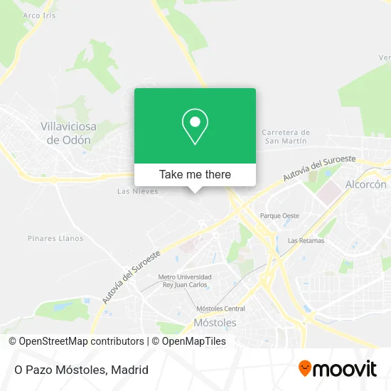 O Pazo Móstoles map