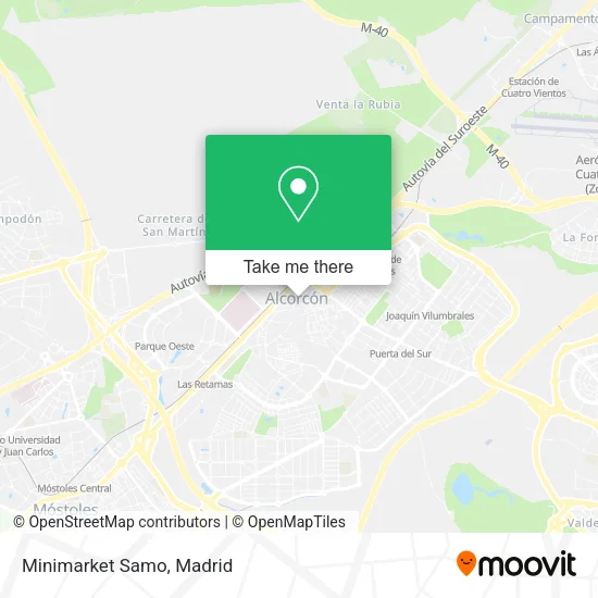 Minimarket Samo map