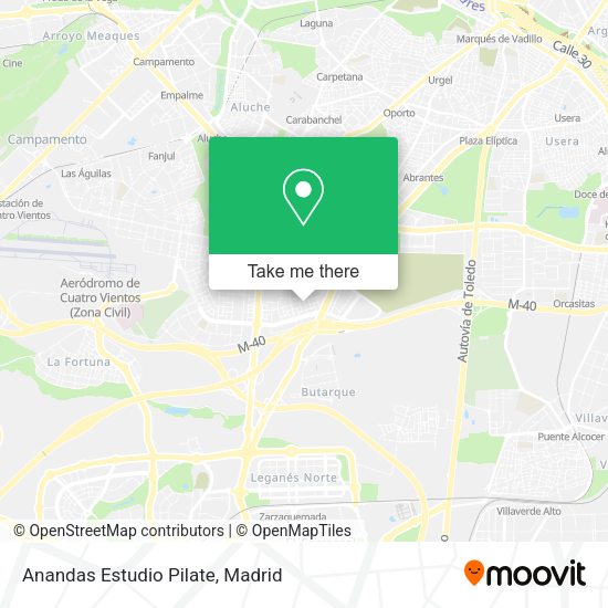 Anandas Estudio Pilate map