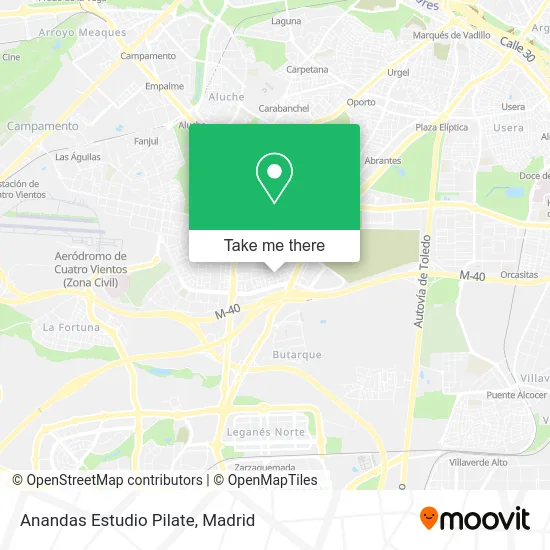 Anandas Estudio Pilate map