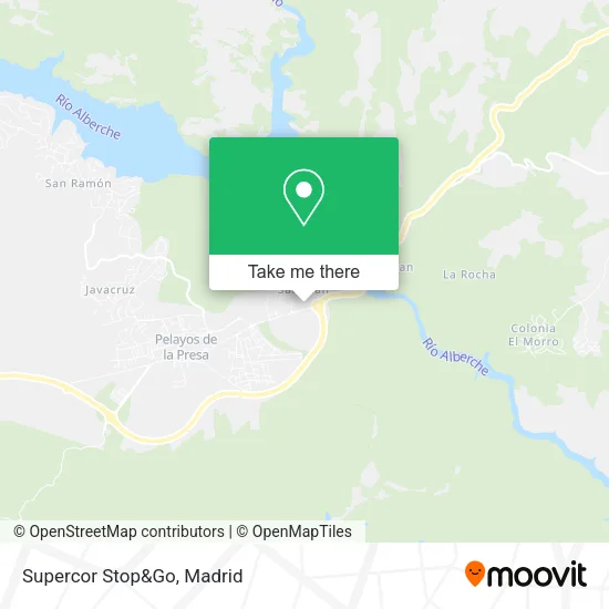 Supercor Stop&Go map