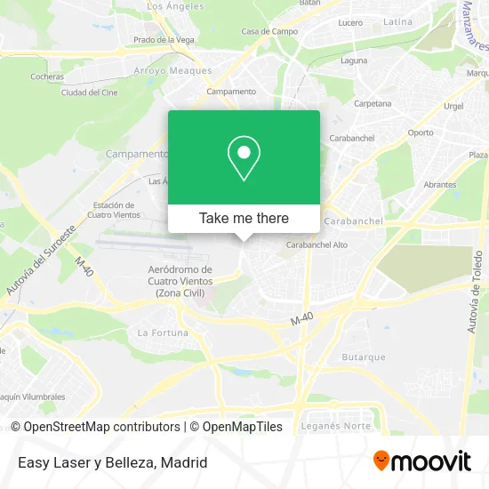 Easy Laser y Belleza map