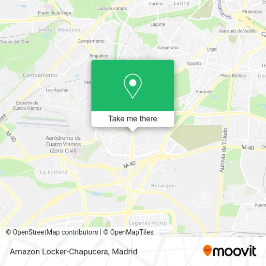 Amazon Locker-Chapucera map