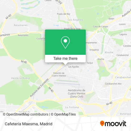 Cafetería Maesma map