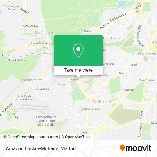 Amazon Locker-Mohand map