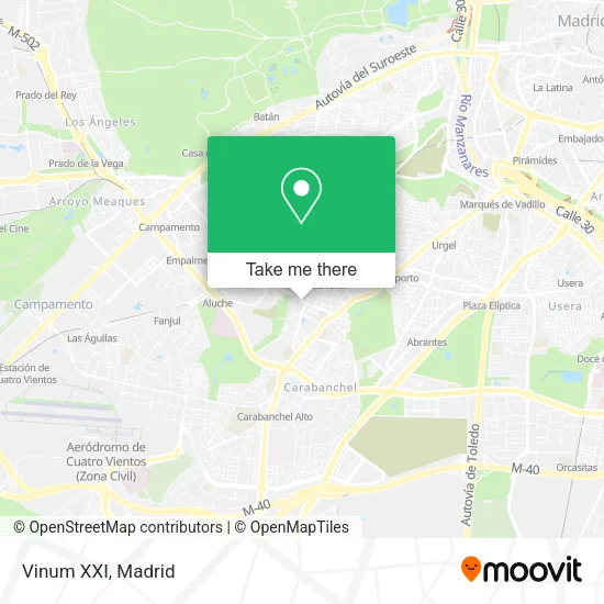 Vinum XXI map
