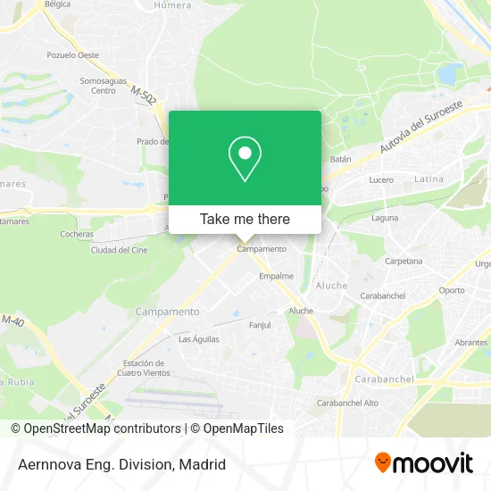 mapa Aernnova Eng. Division