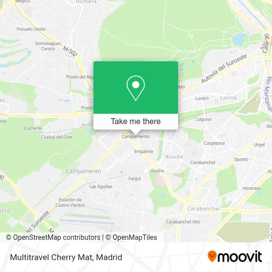 Multitravel Cherry Mat map