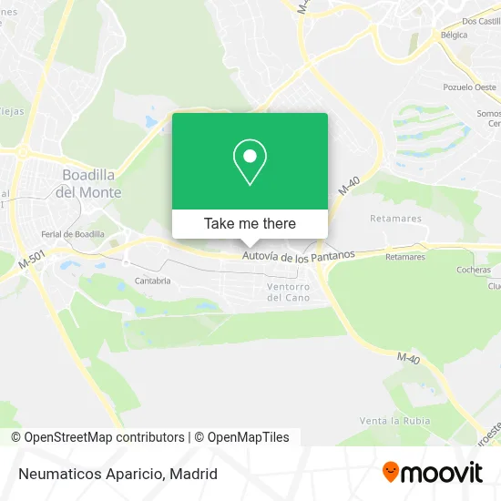 Neumaticos Aparicio map