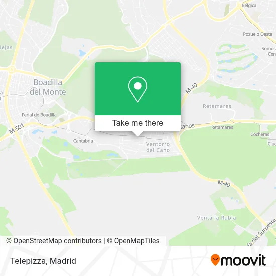 Telepizza map