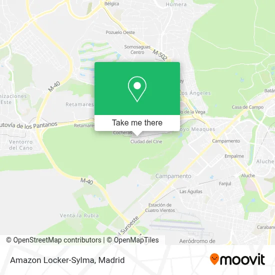 Amazon Locker-Sylma map