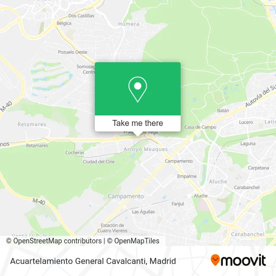 Acuartelamiento General Cavalcanti map