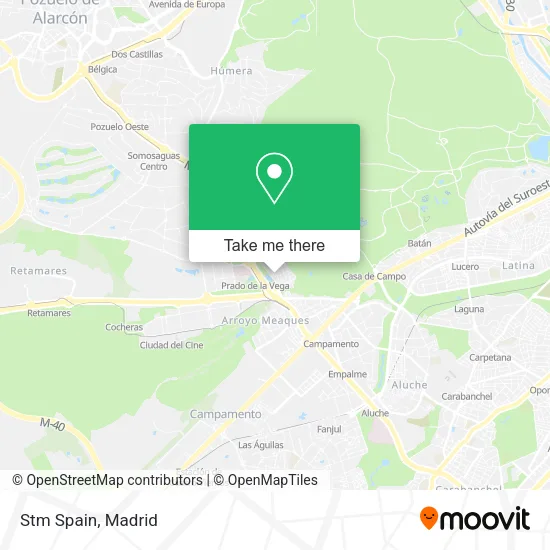 Stm Spain map