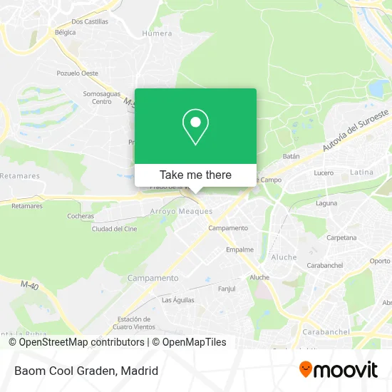 Baom Cool Graden map
