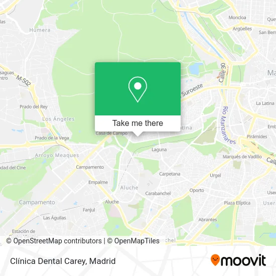 Clínica Dental Carey map