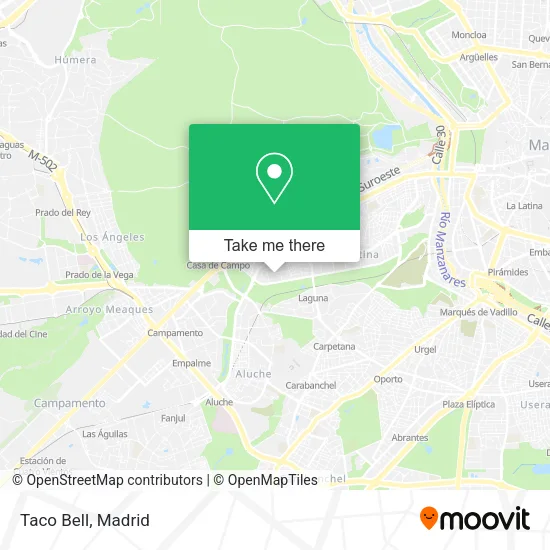 Taco Bell map