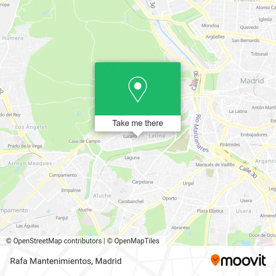 Rafa Mantenimientos map