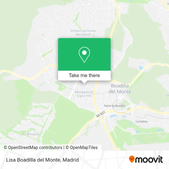 Lisa Boadilla del Monte map