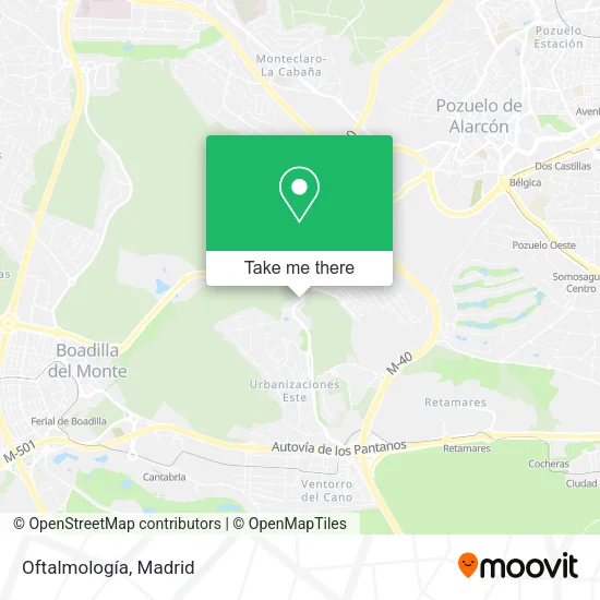 mapa Oftalmología