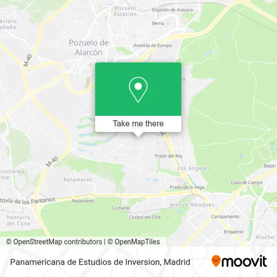Panamericana de Estudios de Inversion map