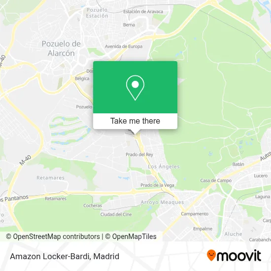 Amazon Locker-Bardi map
