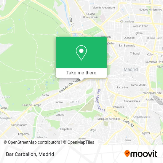Bar Carballon map