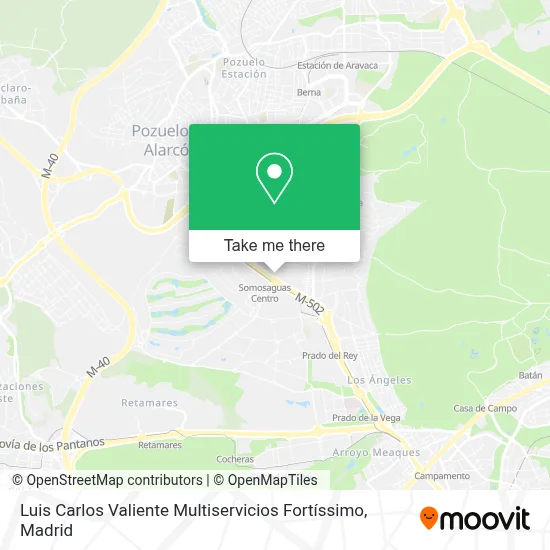 Luis Carlos Valiente Multiservicios Fortíssimo map