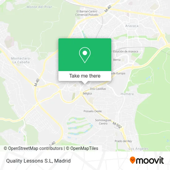 Quality Lessons S.L map