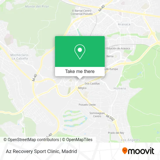 Az Recovery Sport Clinic map
