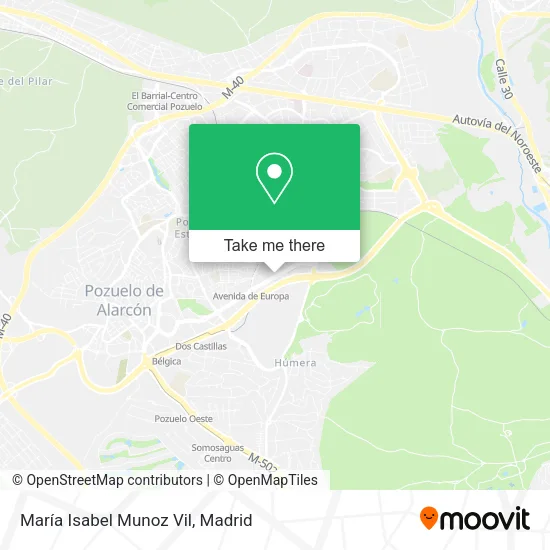 María Isabel Munoz Vil map