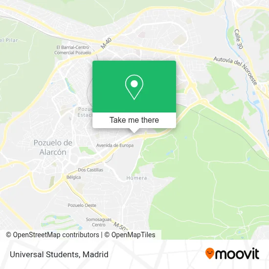 Universal Students map