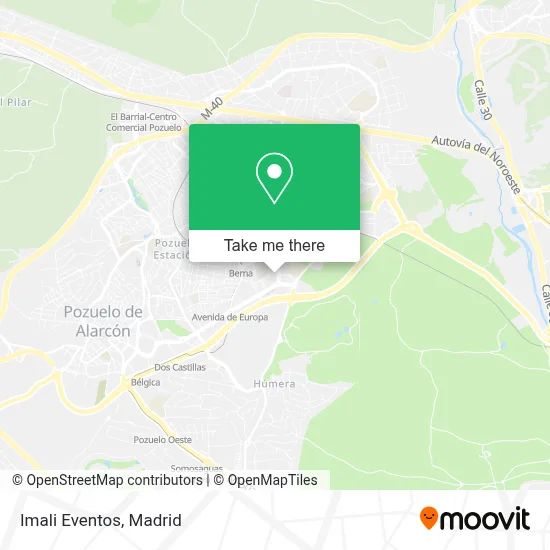 Imali Eventos map