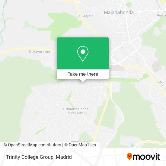 Trinity College Group map