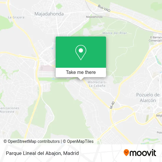 Parque Lineal del Abajon map