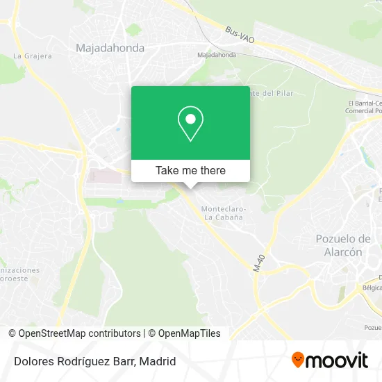 Dolores Rodríguez Barr map