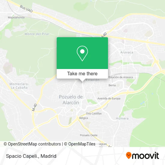Spacio Capeli. map