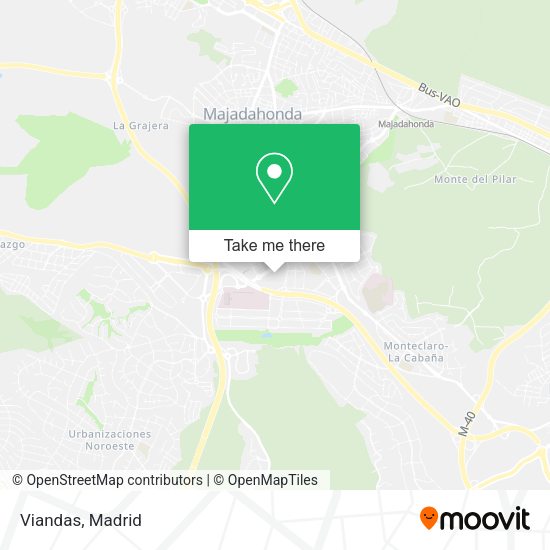 Viandas map
